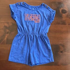 Florida Gators Blue Romper with Orange Logo, 5T